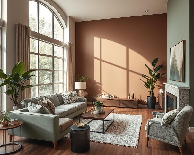 Nowoczesne kolory ścian do salonu 2024 i 2025: trendy i aranżacje