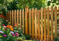 Jak wybrać i zamontować trwały drewniany płot ogrodowy