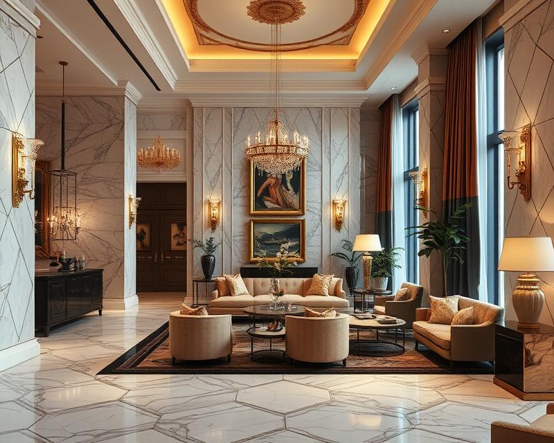 Luksusowe wnętrza: jak tworzyć ekskluzywne aranżacje i detale