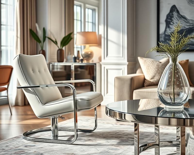 Chromowane elementy meblowe: techniki, zastosowania i pielęgnacja