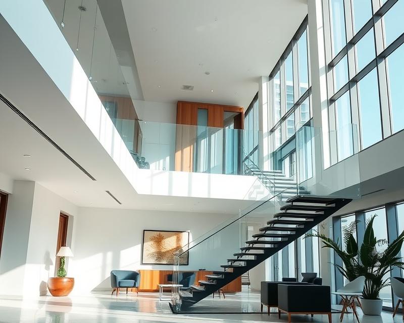 Szklane balustrady: bezpieczeństwo, estetyka i nowoczesny design