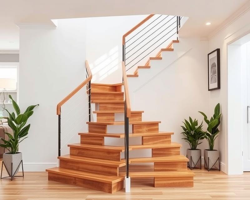 Tanie schody wewnętrzne: pomysły, materiały i montaż DIY