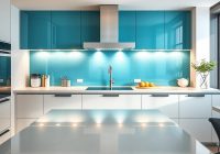 Szkło lacobel do kuchni: kolor, trwałość i elegancja Szkło lacobel do kuchni: kolor, trwałość i elegancja