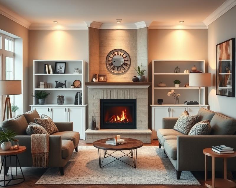 Aranżacja kominka narożnego: style, bezpieczeństwo i efektywność