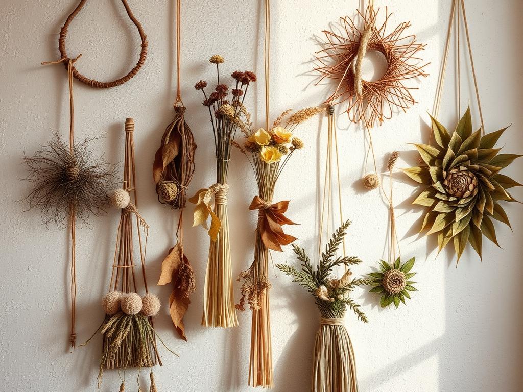 Ozdoby na ścianę DIY: jak stworzyć trwałe i stylowe dekoracje z naturalnych materiałów