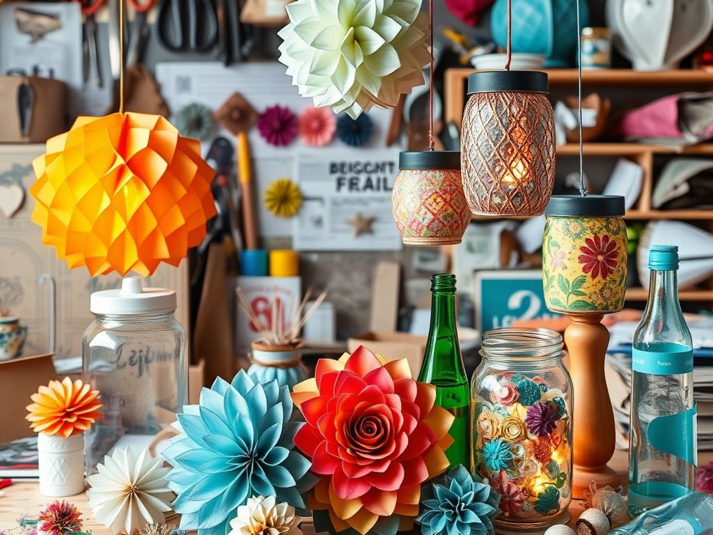 DIY dekoracje z recyklingu: pomysły, materiały i kroki do twórczych ozdób z odzysku DIY dekoracje z recyklingu: pomysły, materiały i kroki do twórczych ozdób z odzysku