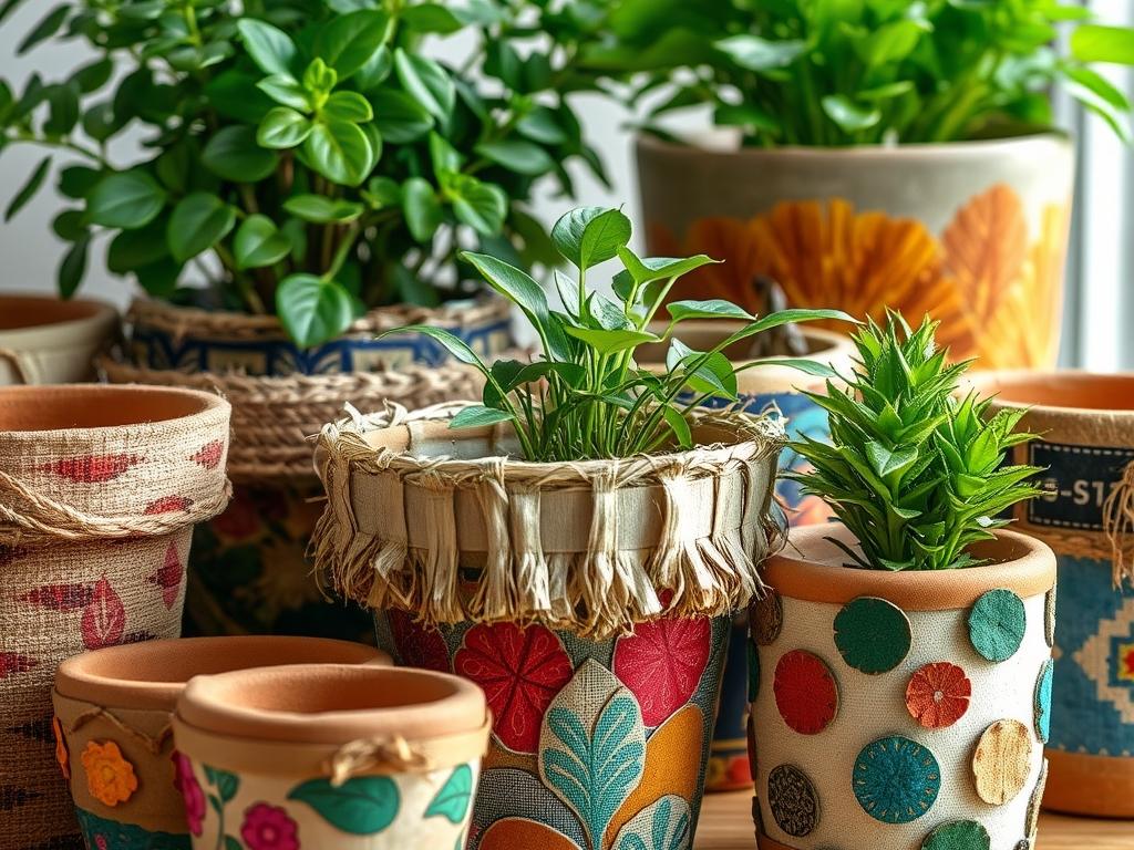 DIY osłonki na doniczki: jak stworzyć unikatowe dekoracje z recyklingu i naturalnych materiałów