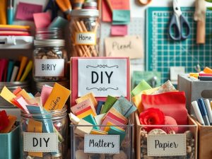 Etykiety do organizerów DIY: praktyczne sposoby na czytelne i trwałe oznaczenia bez drukarki