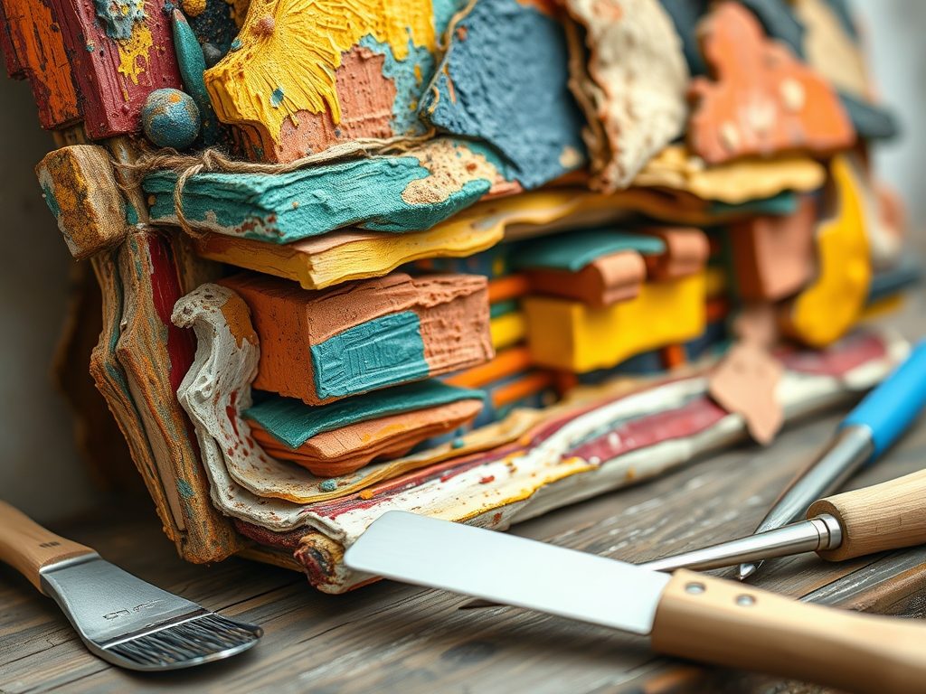 Obraz strukturalny DIY: jak samodzielnie stworzyć trwałą i efektowną dekorację bez pęknięć i osypywania się materiału