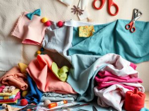 Upcycling tkanin na dekoracje: jak tworzyć oryginalne ozdoby z materiałów z odzysku bez nadmiaru szycia