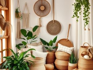 DIY dekoracje w stylu boho: naturalne materiały i kolory tworzące autentyczną atmosferę
