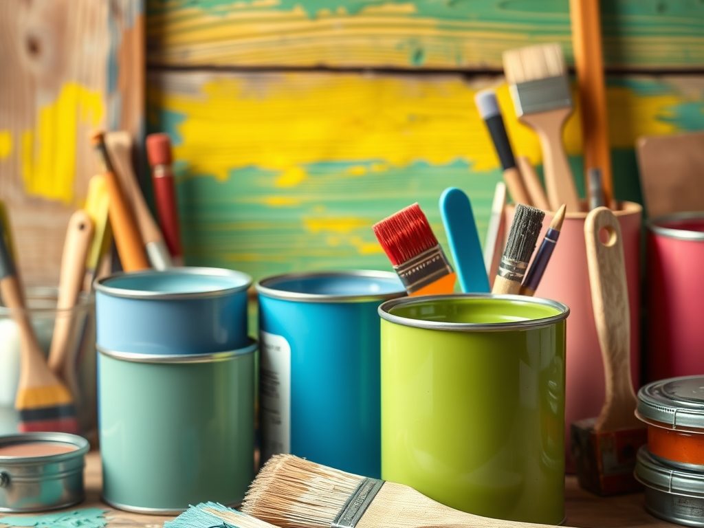 Farby do DIY: jak wybrać odpowiedni rodzaj i uniknąć najczęstszych błędów podczas malowania