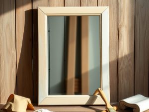 Odnowa ramy lustra DIY: krok po kroku od szlifowania do efektownych przecierek i zabezpieczenia