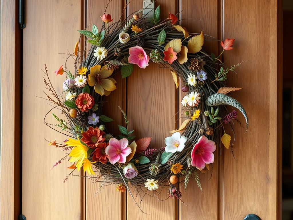 Wianek na drzwi DIY: jak stworzyć efektowną dekorację krok po kroku z naturalnych materiałów na każdą porę roku