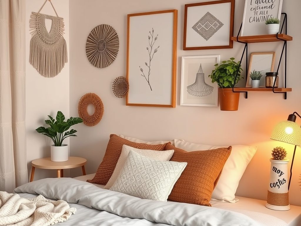 DIY dekoracje do sypialni: jak stworzyć przytulne i funkcjonalne dodatki bez nadmiaru rzeczy