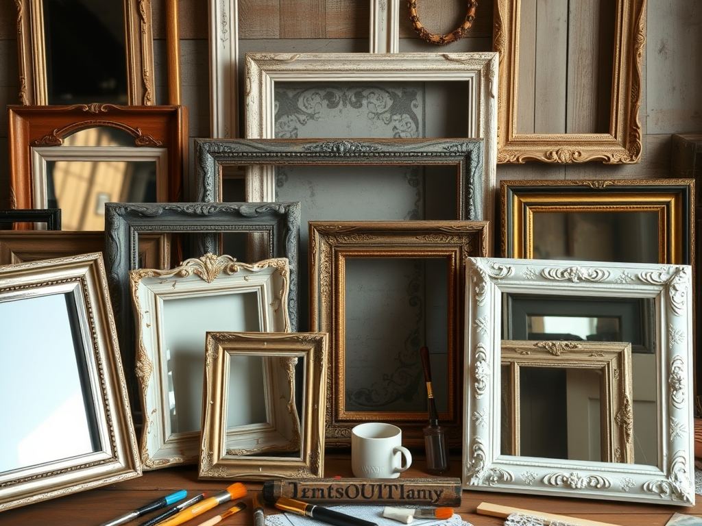 Odnowa ramek i luster DIY: krok po kroku od przygotowania do efektu vintage z pomysłem i stylem