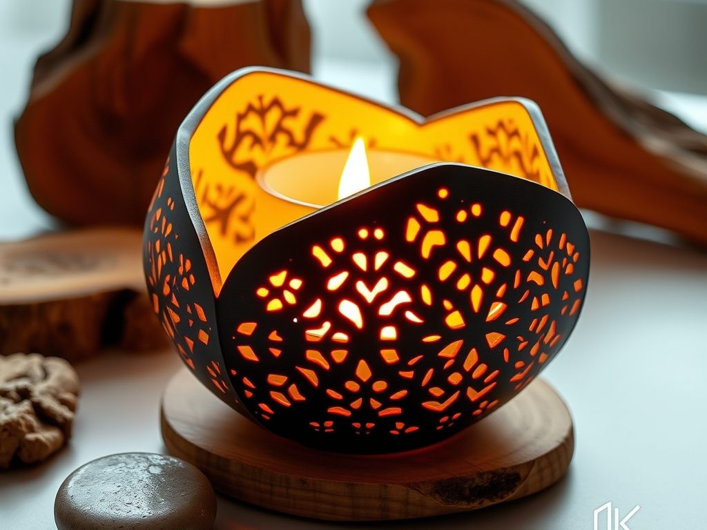 Jak zrobić świecznik DIY, który łączy oryginalny design z bezpieczeństwem użytkowania