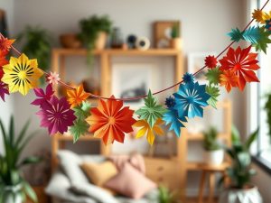 Girlanda z papieru DIY: praktyczny przewodnik po krokach i pomysłach na dekorację wnętrza