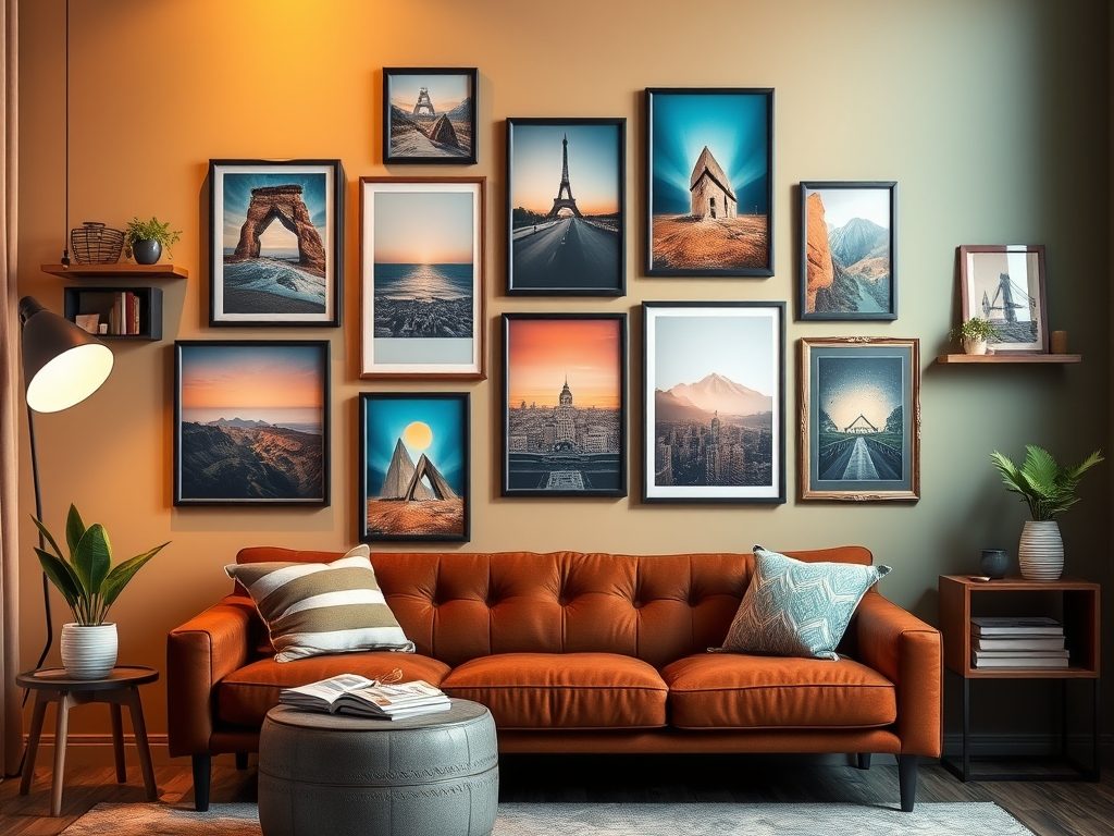 Jak stworzyć tanio galerię plakatów: planowanie, układ i niskobudżetowe triki dekoratorskie