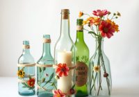Upcycling butelek szklanych na dekoracje: praktyczne projekty DIY od świeczników po wazony