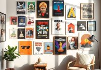 Galeria plakatów bez wiercenia: skuteczne metody montażu i unikanie odklejania dekoracji