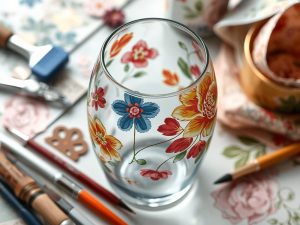 Decoupage na szkle krok po kroku: jak przygotować i zabezpieczyć dekorację, by uniknąć smug i odklejania się