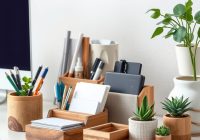 Organizer na biurko DIY: praktyczne pomysły na porządek i estetyczną dekorację przestrzeni pracy