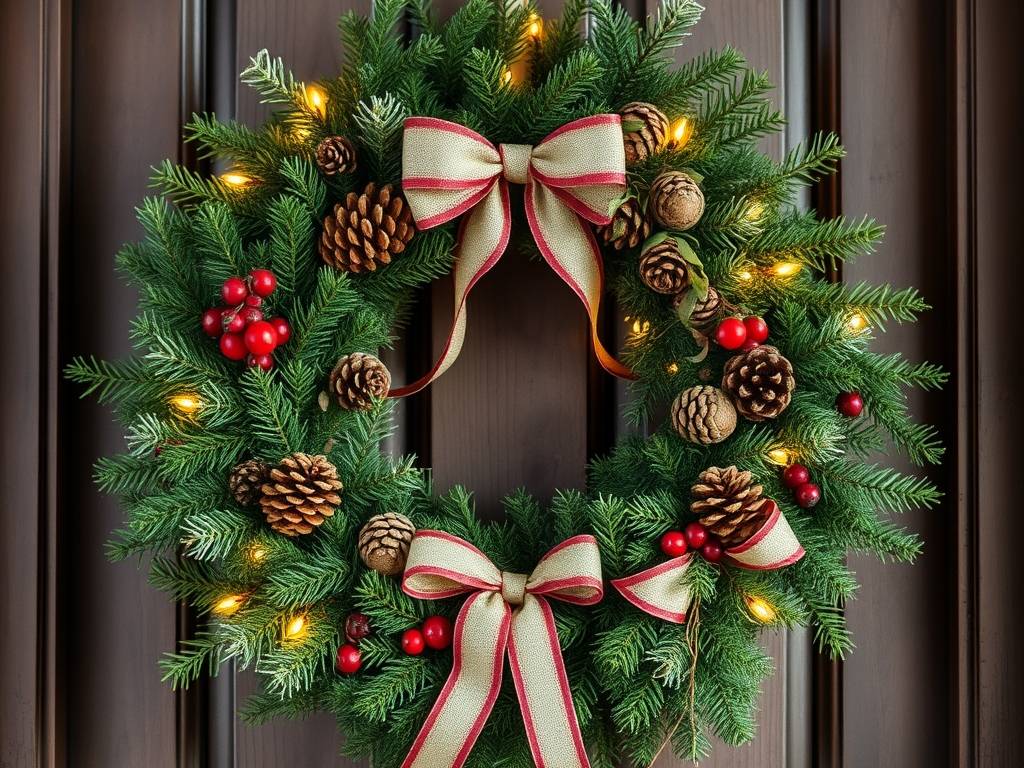 Wianek świąteczny na drzwi DIY: krok po kroku do naturalnej i efektownej dekoracji
